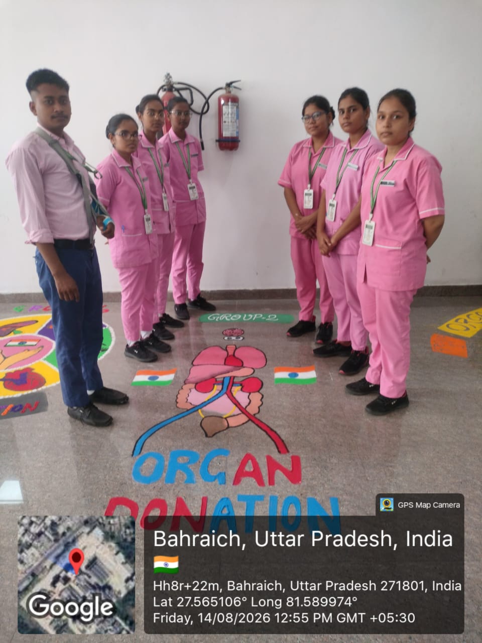 Rangoli by 7th Sem students