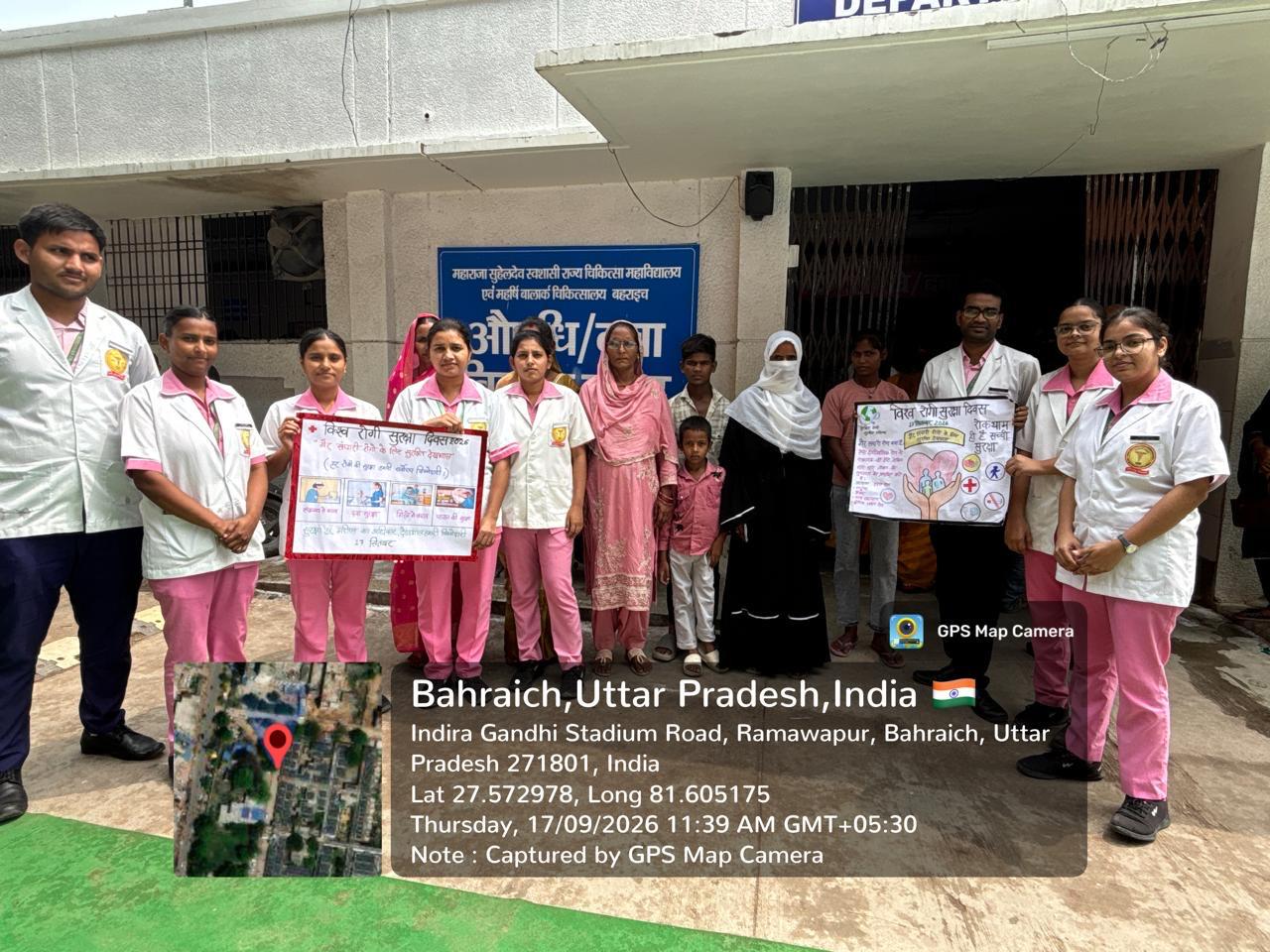 Health Education given by 8th Semester 2022-23  Batch students on the occasion of World Patient Safety Day